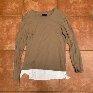 PacSun long sleeve layered tee